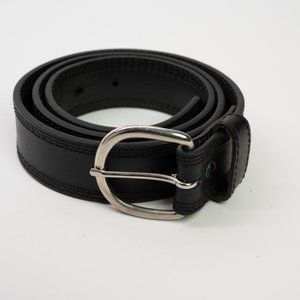 Black Leather Belt - 43 1/4"